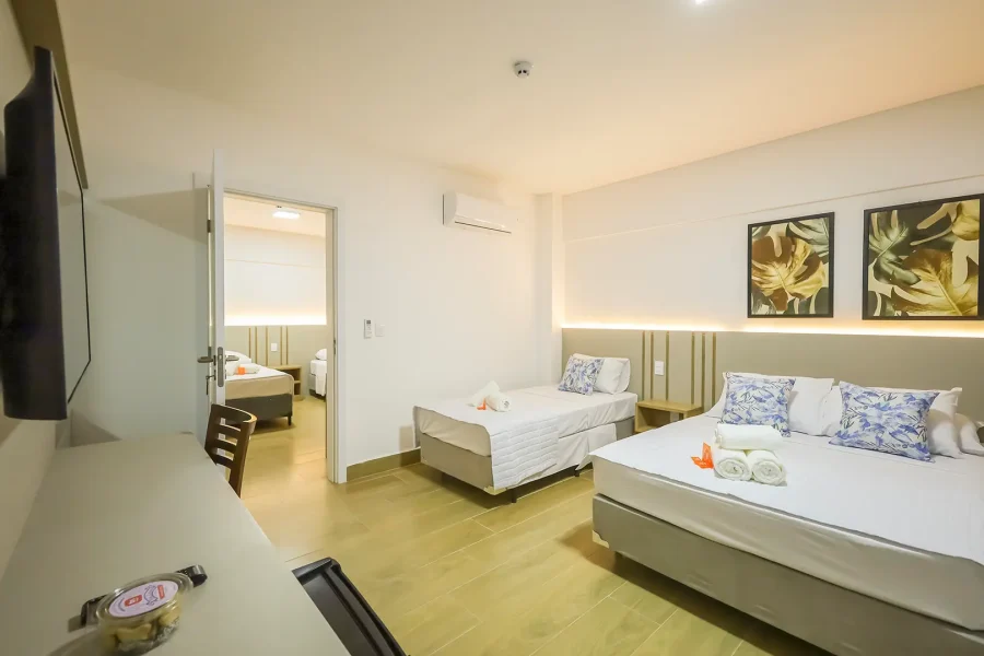 Apartamento Luxo Casal + 3 Camas